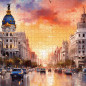 La Puesta de Sol en Madrid